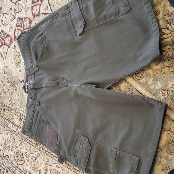 Wrangler RIGGS Workwear Ripstop Ranger Cargo Short Size 34 Slate Gray - Picture 1 of 11